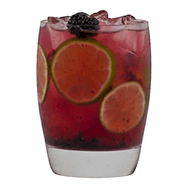 Fresh Berry Caipirinha