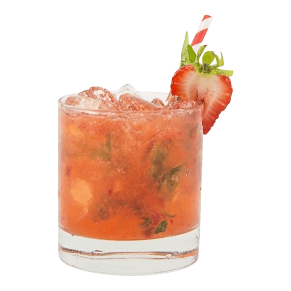 Strawberry Gin Smash