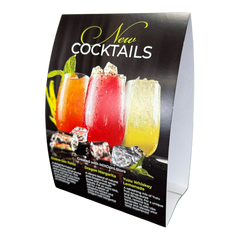 Tente de table de bar à COCKTAILS - Yuzu, Dragonfruit, Goyave