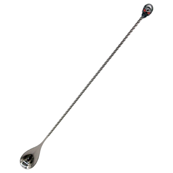 Cuillère à mélange tête de mort 330 mm - Acier inoxydable