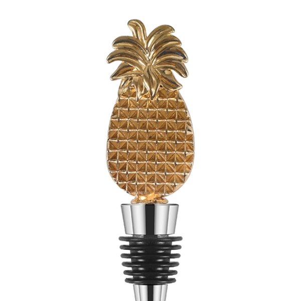 Bouchon à vin en forme d'ananas - Plaqué cuivre
