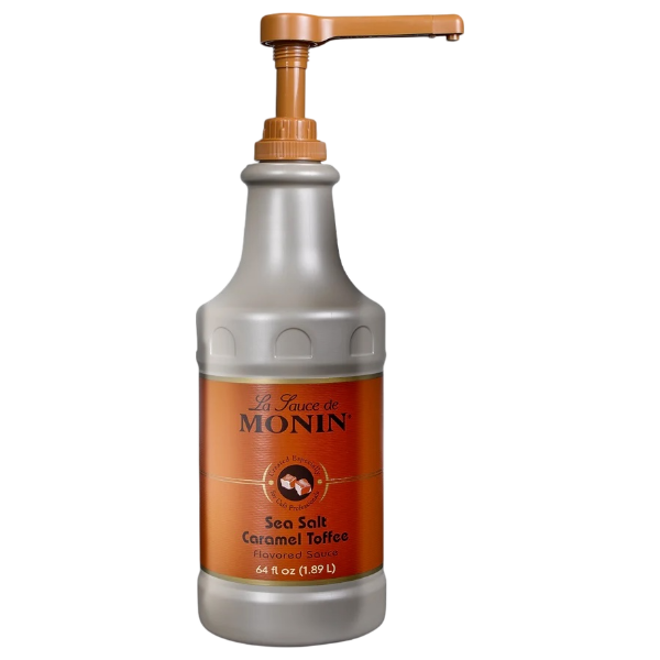 Caramel Sea Salt Sauce Topping MONIN, 64oz/1,89L