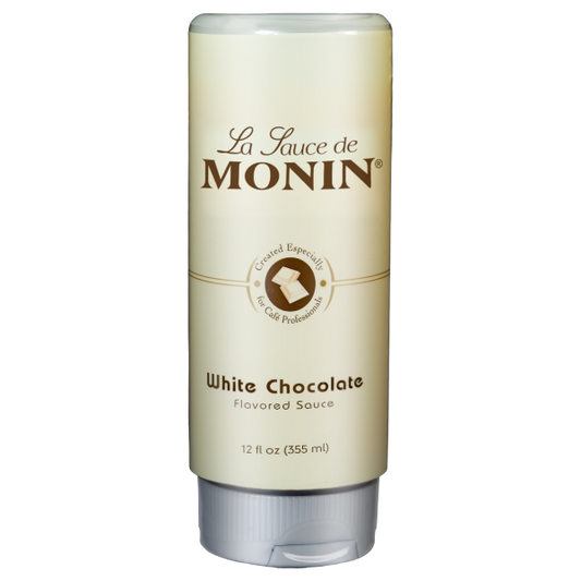 Sauce au chocolat blanche MONIN, 12 oz