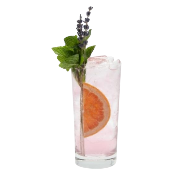 Soda à la lavande et au pamplemousse
