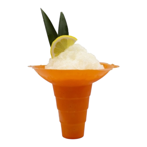 Cône de neige de l'île tropicale