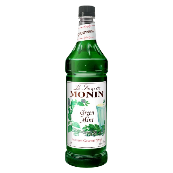 Menthe Verte Sirop MONIN, caisse de 4x1L