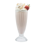 Milkshake aux fraises et aux amandes