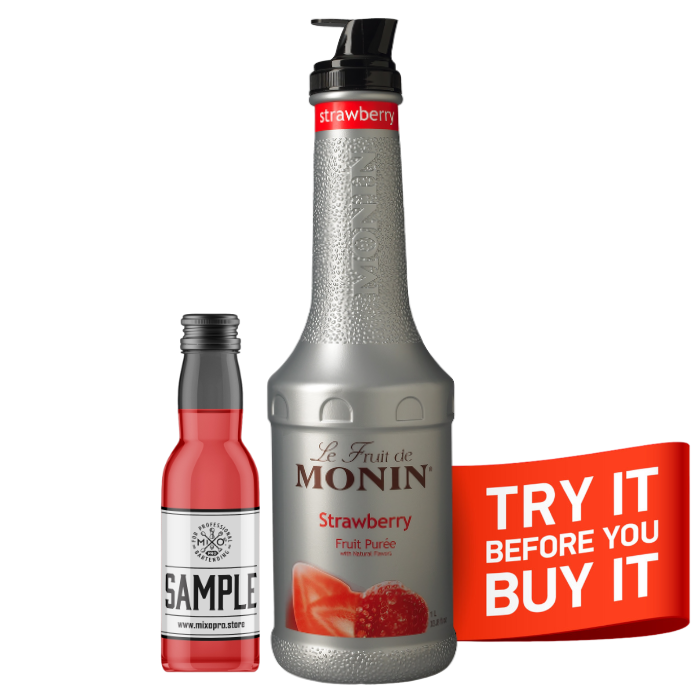 Strawberry Fruit Syrup puree MONIN, 1L