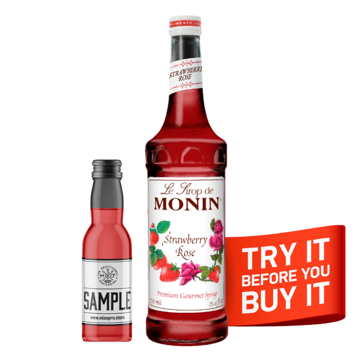 Sirop de Fraise Rose, MONIN 1L
