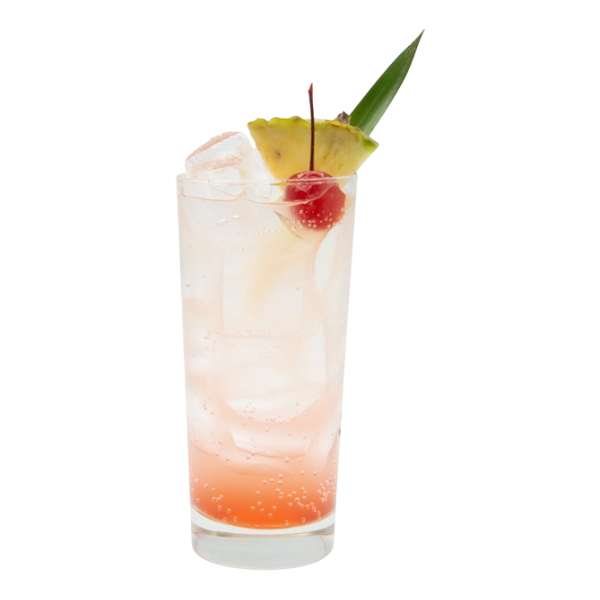 Soda à l'ananas à l'envers