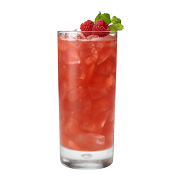 Limonade à la framboise et à la menthe