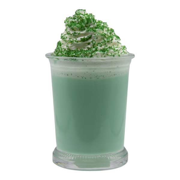 Chocolat chaud à la menthe porte-bonheur