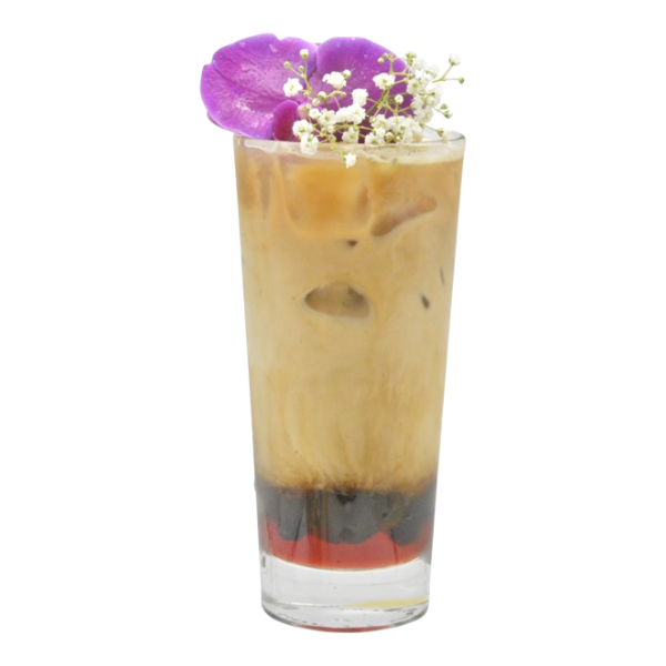 Boba Berry Chai Iced Latte