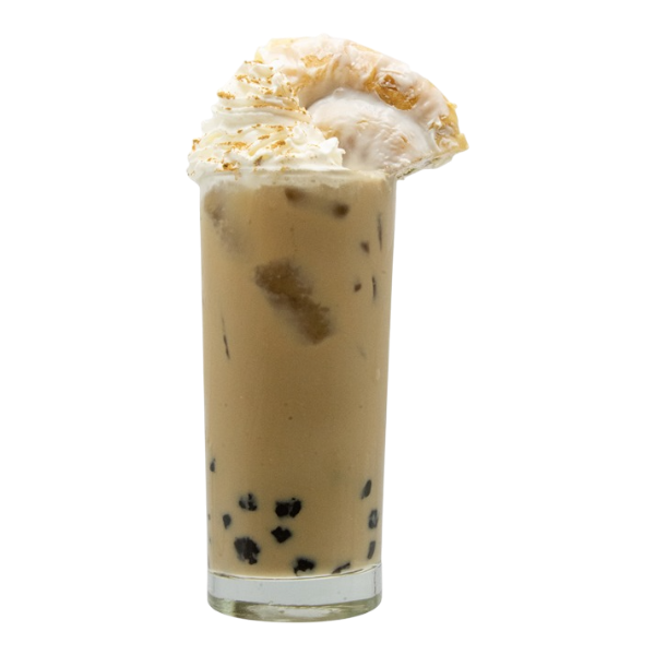 Cinnamon Bun Boba Latte