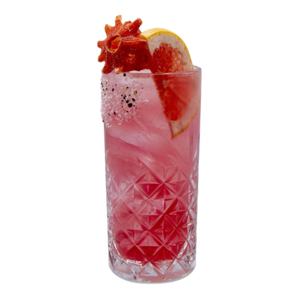 Spiced Hibiscus Paloma
