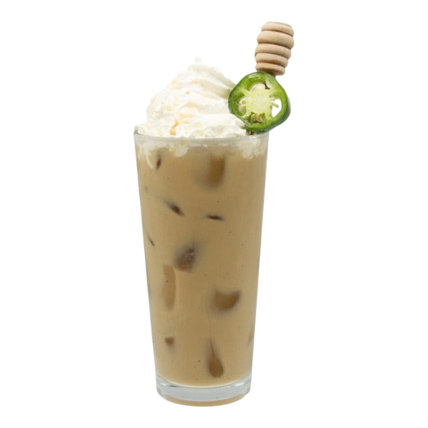 Hot Honey Iced Latte