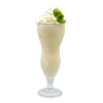Milkshake au miel, citron vert et rose