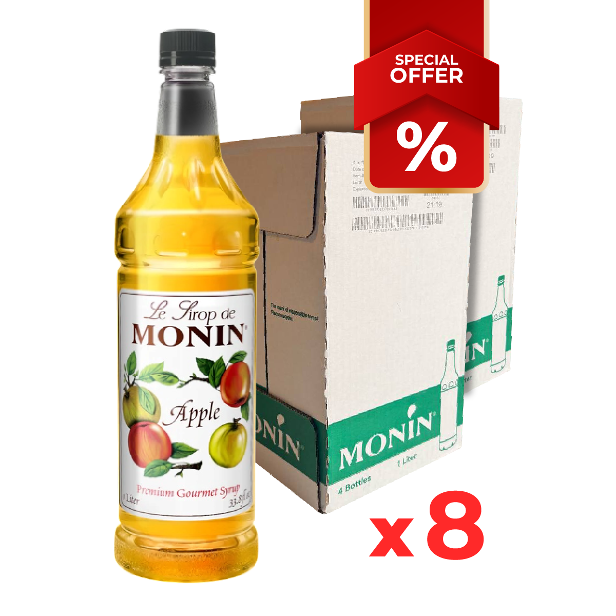 Sirop de Pomme MONIN, 1L