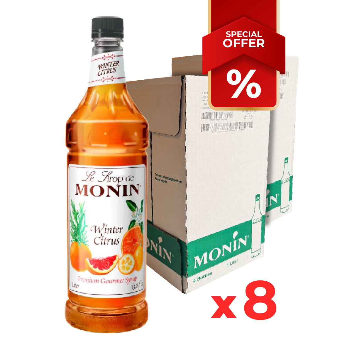 Winter Citrus Syrup MONIN, 1L