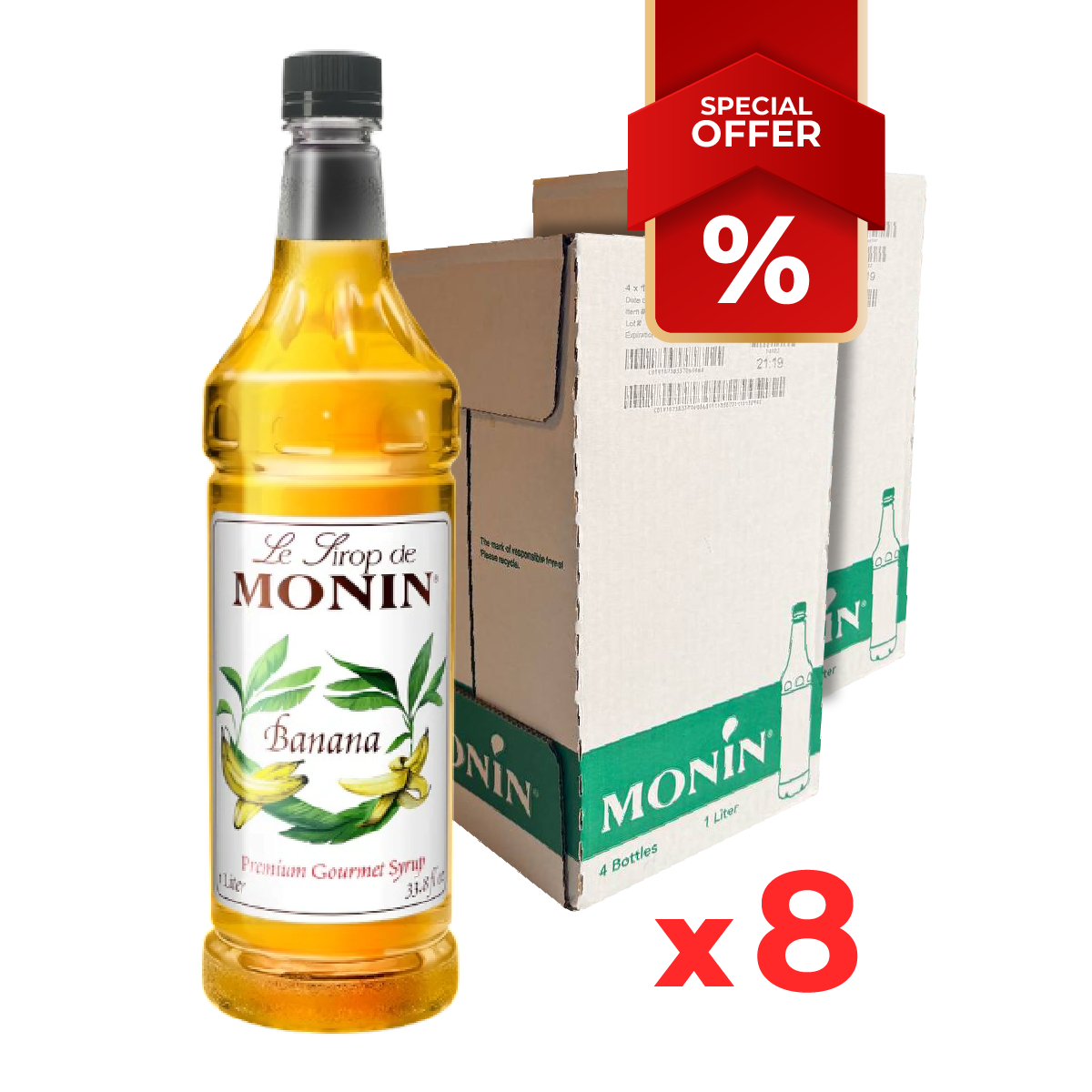 Banana Syrup MONIN, 1L