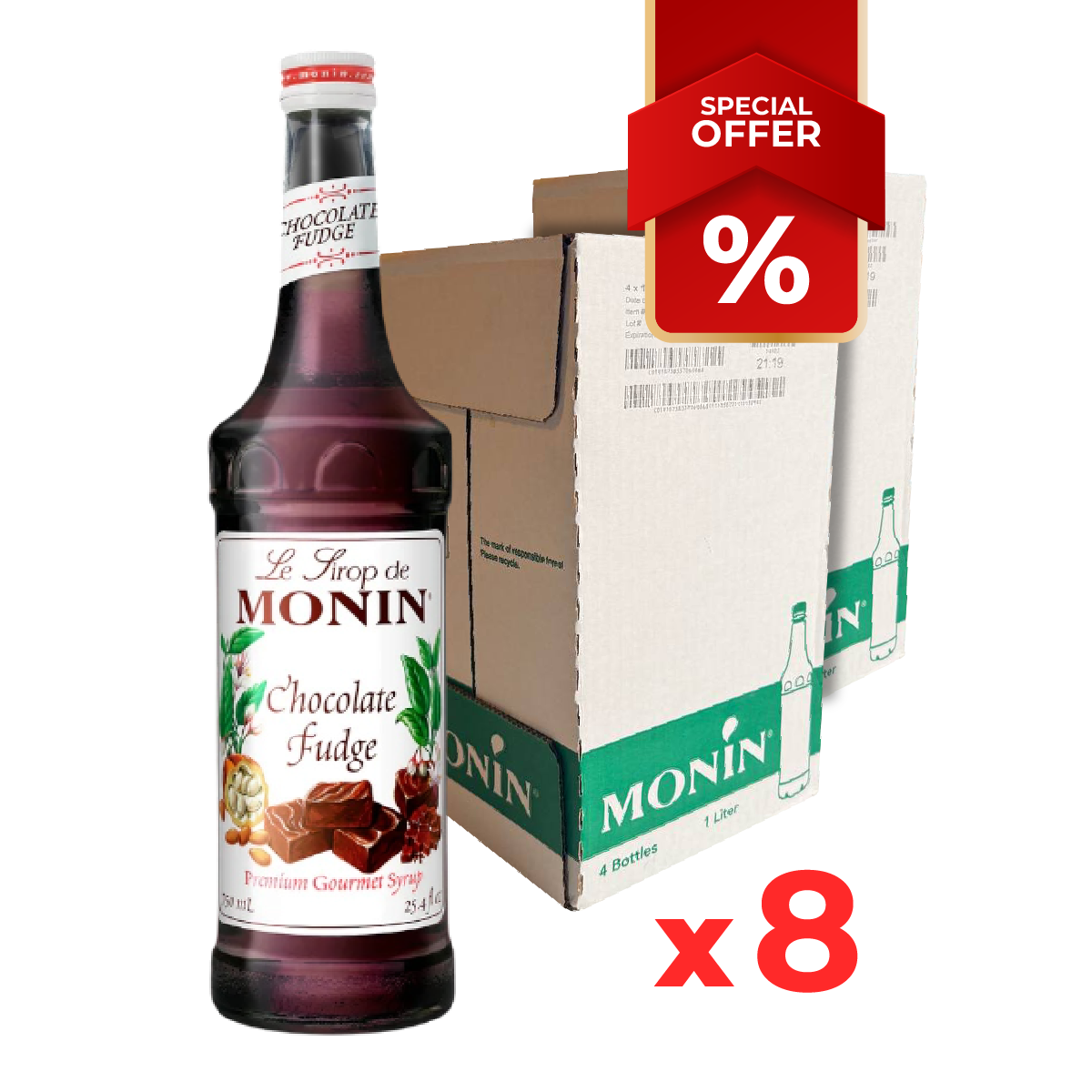 Chocolate Fudge Syrup MONIN, 0,75L