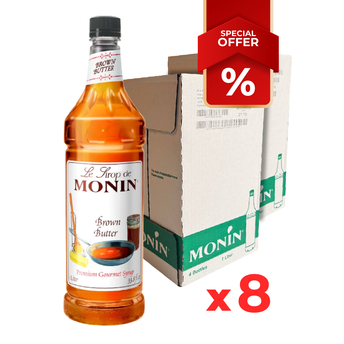 Brown Butter Syrup MONIN, 1L