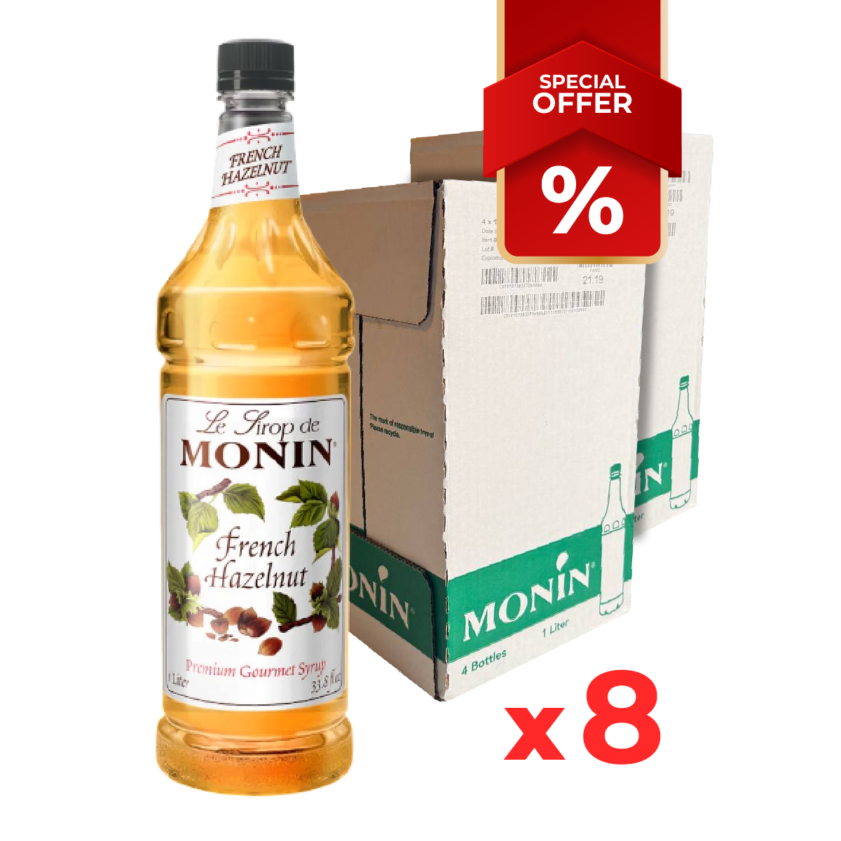 Hazelnut French Syrup MONIN, 1l