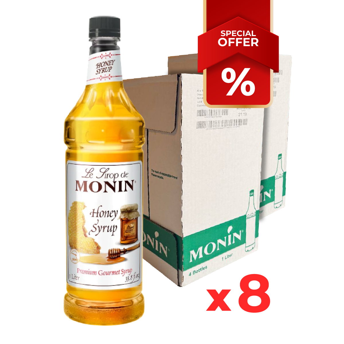 Sirop de Miel MONIN, 1L