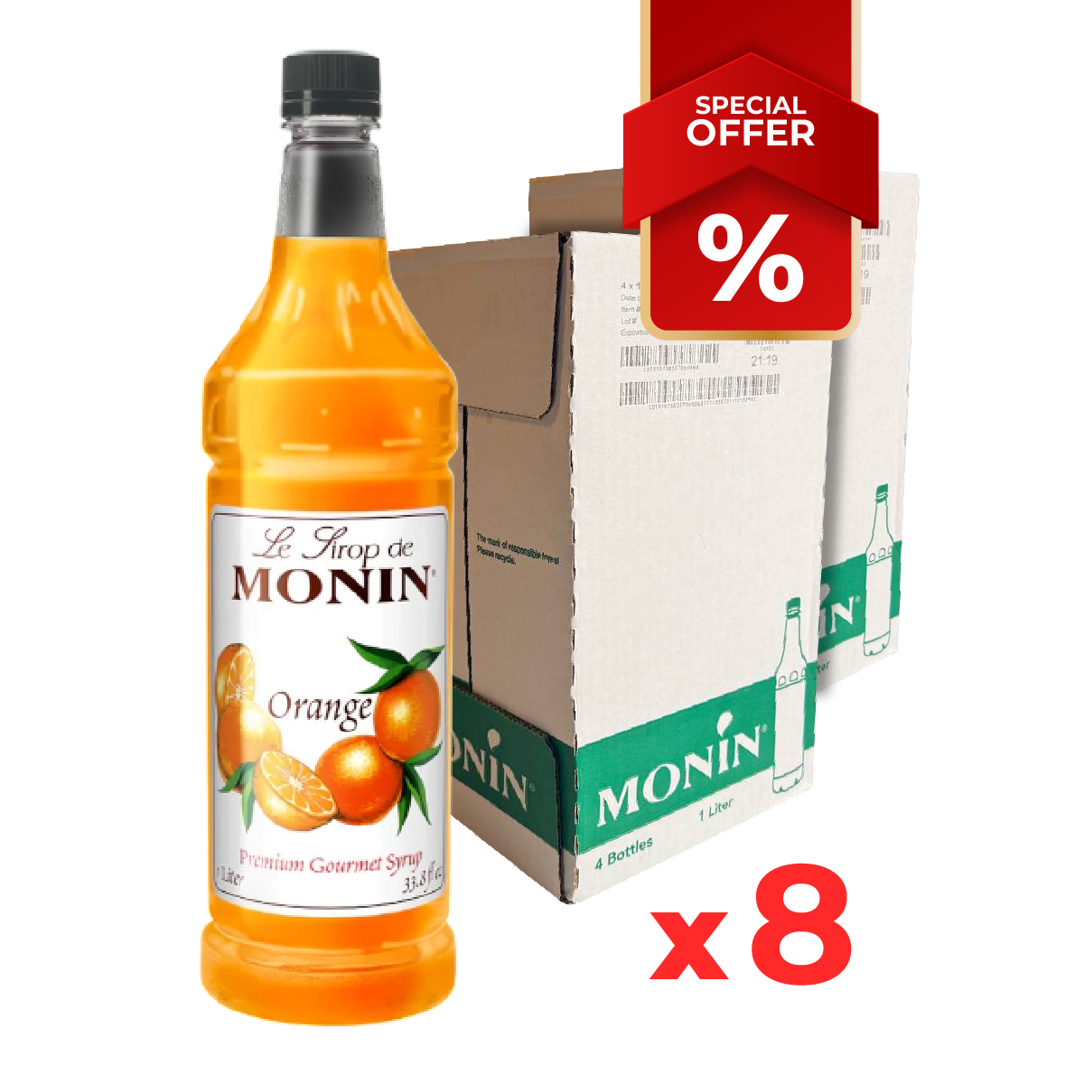 Sirop d'Orange MONIN 1L