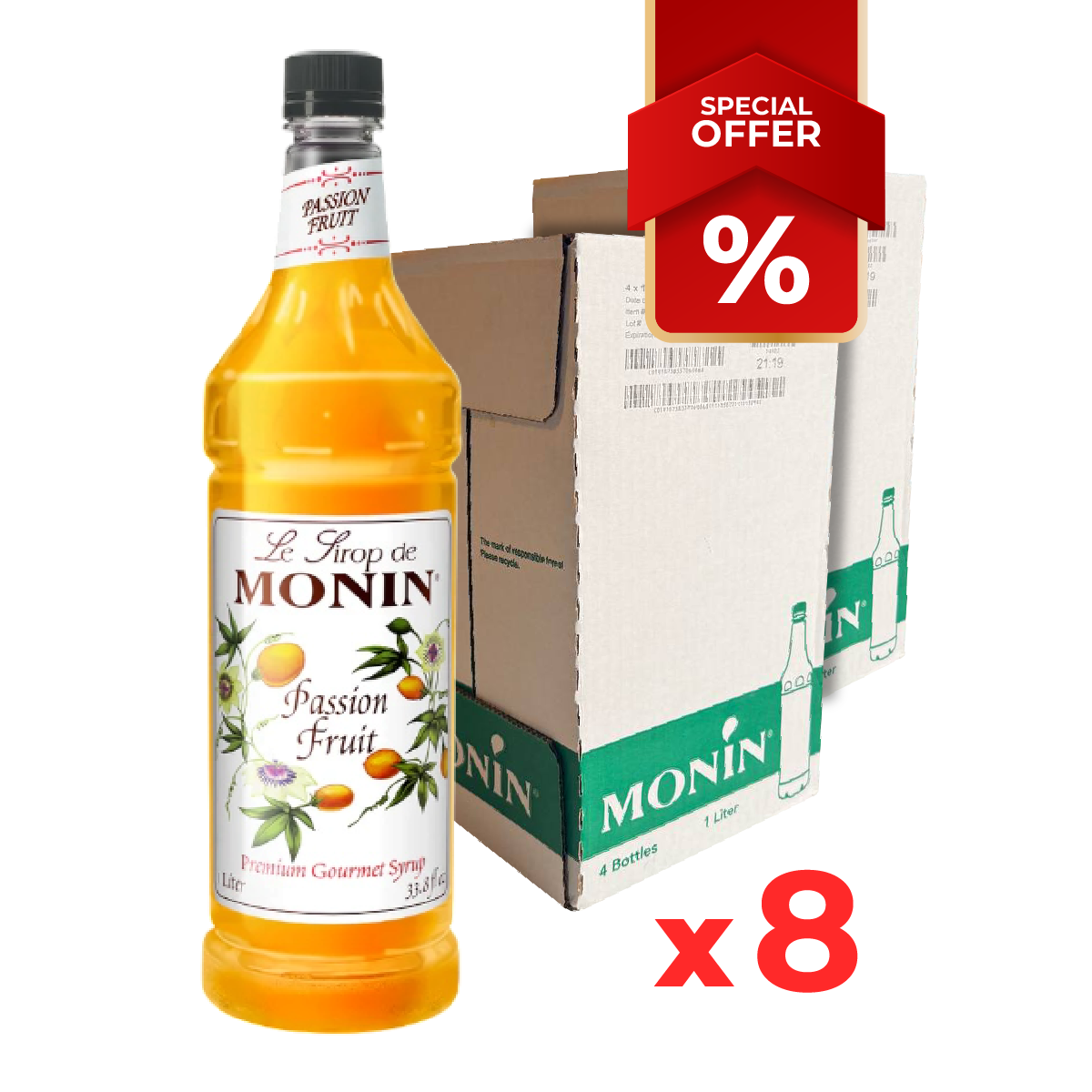 Passion Fruit Syrup MONIN, 1L
