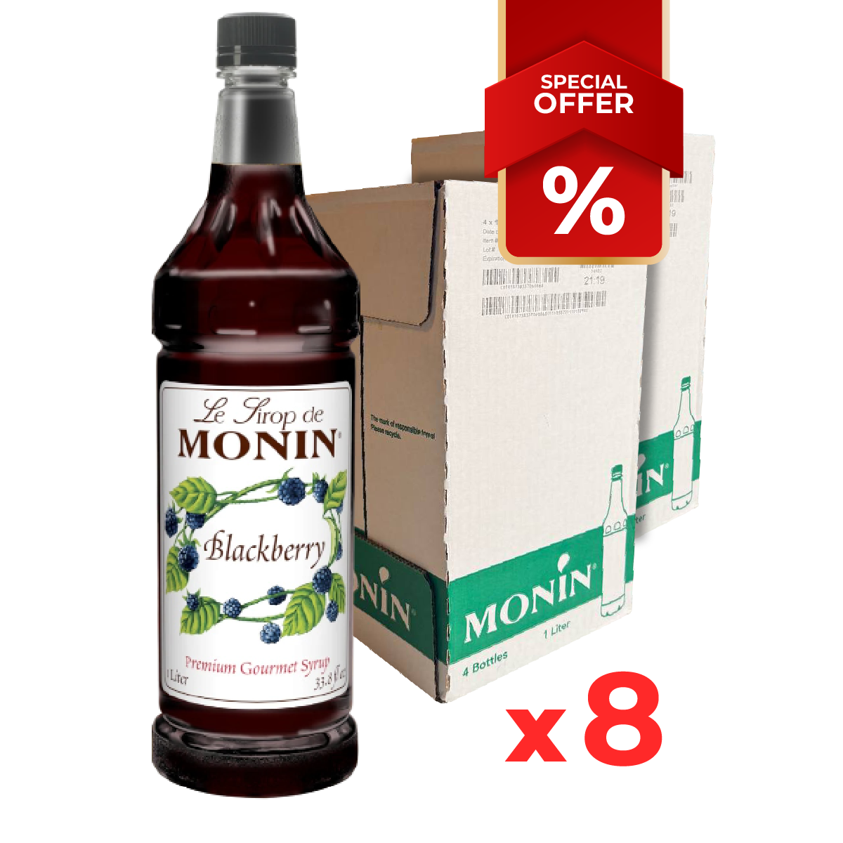 Sirop de Mûre MONIN, 1L