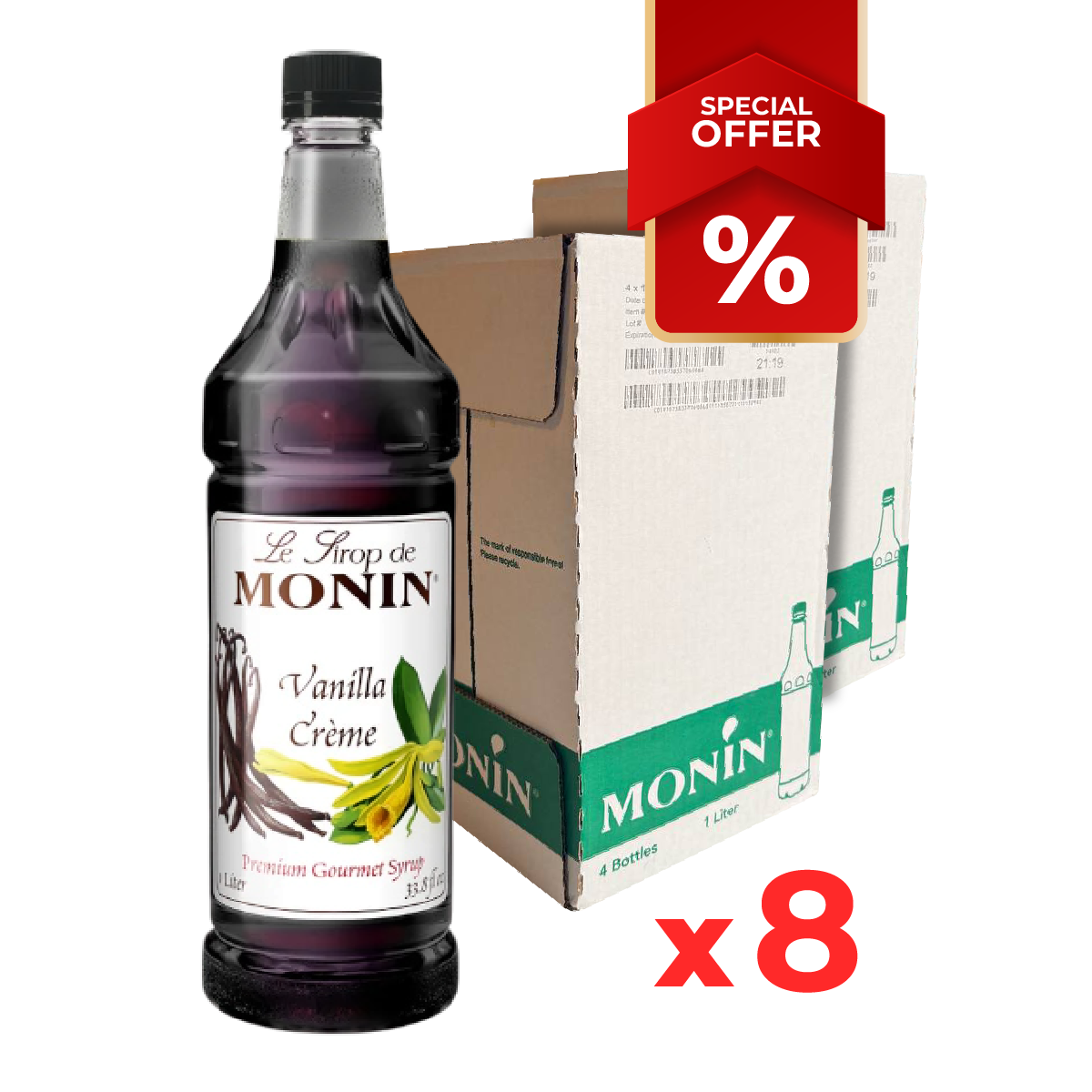 Vanilla Crème Syrup MONIN 1l
