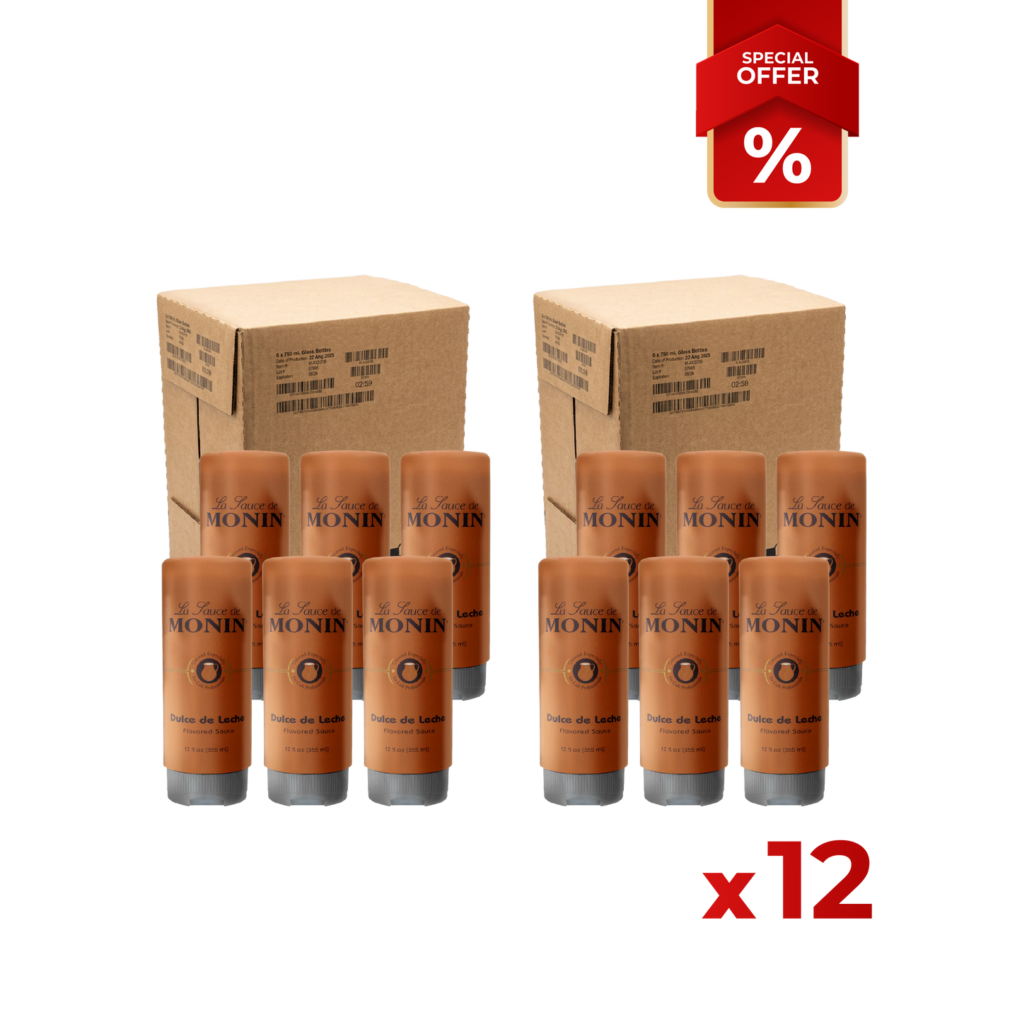 Topping de Sauce Dulce de Leche MONIN, 12oz