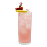 Soda à la fraise et à la rose
