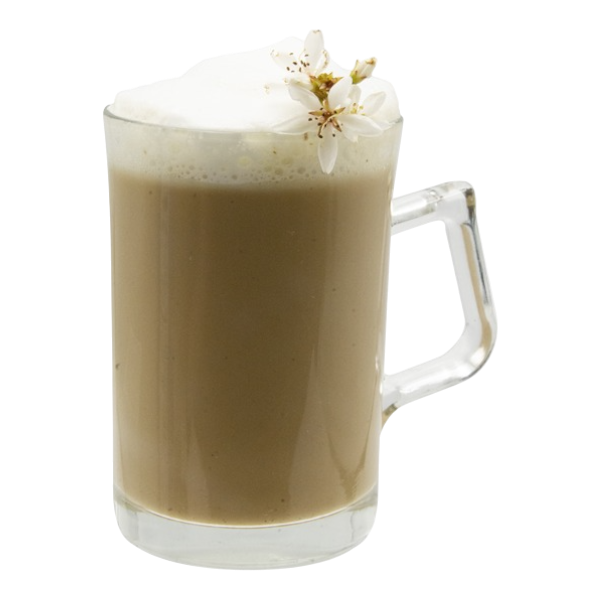 Latte à la crème de fleur de sureau