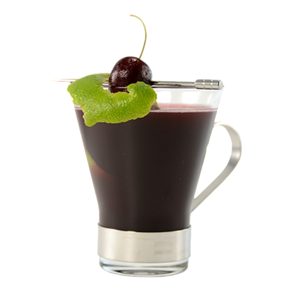 Chocolat chaud et vin de cerise
