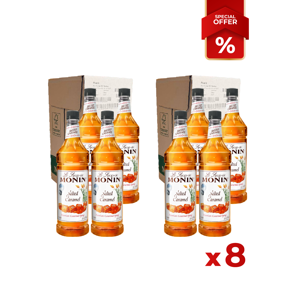 Caramel Salted Syrup MONIN, 1L