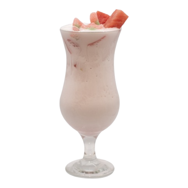 Milkshake acidulé à la pastèque