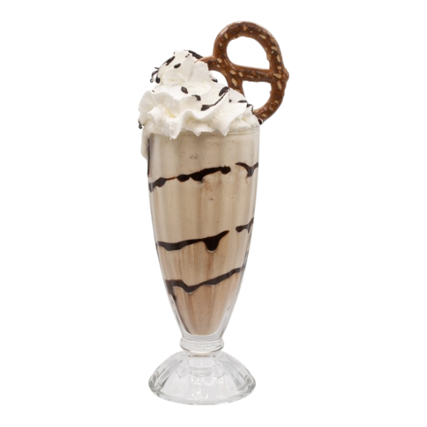 Game Day Salted Caramel Fudge Pretzel Shake