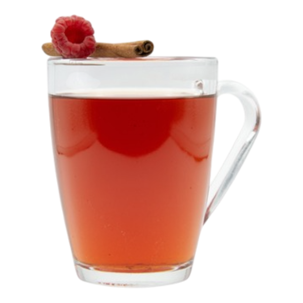 Thé chaud épicé à la framboise