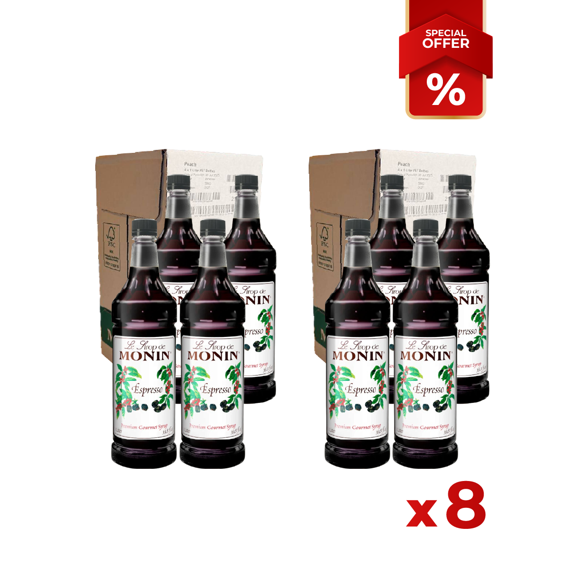 Espresso Syrup MONIN, 1L