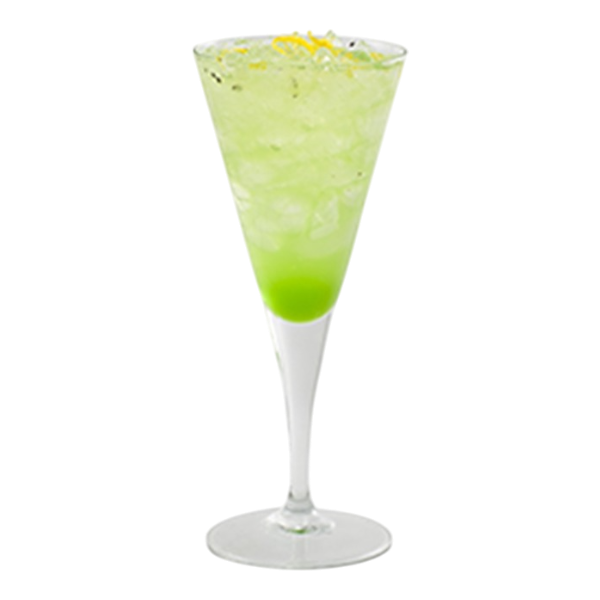 Cocktail au gingembre vert