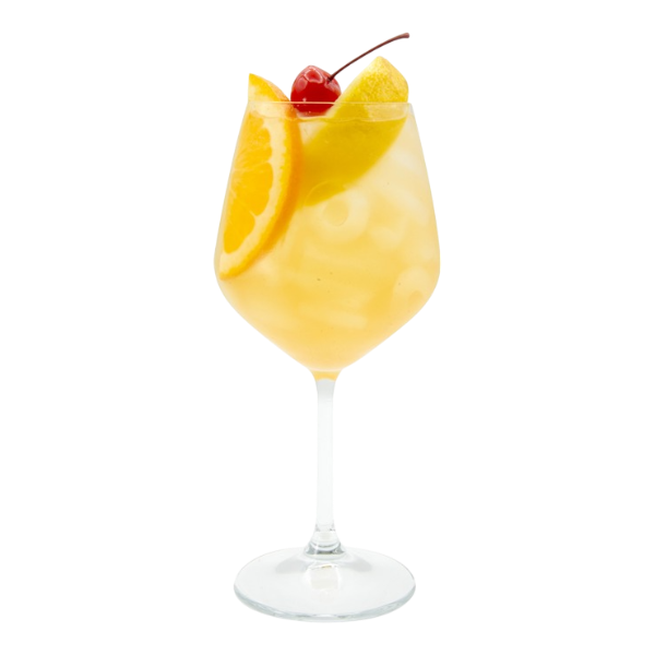 White Peach Sangria Mocktail