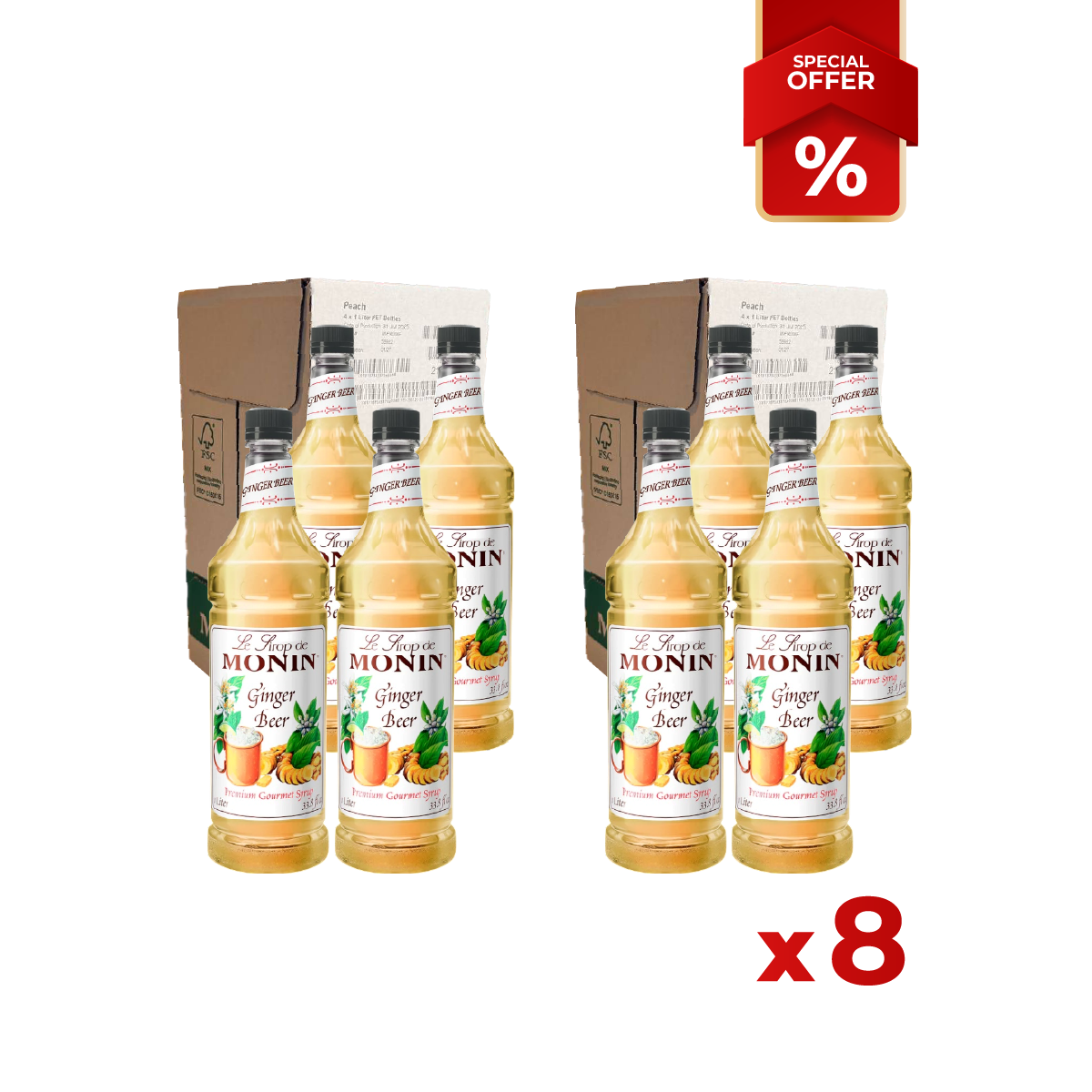 Ginger Beer Syrup MONIN, 1L