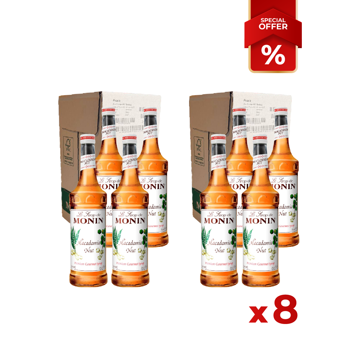 Macadamia Nut Syrup MONIN, 0,75L