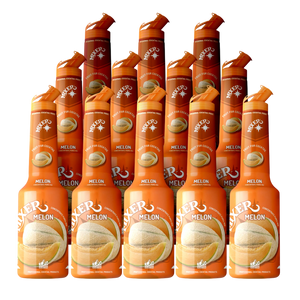 Melon Fruit<br> Syrup Puree MIXER B2B,<br> 12 bottles of 1L