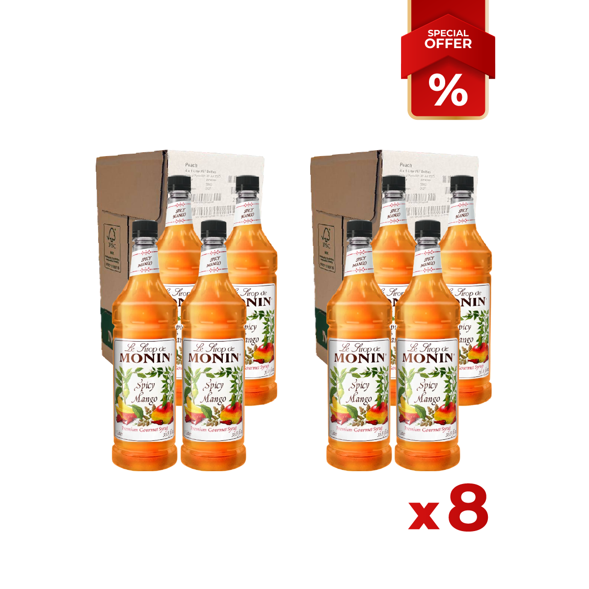 Mango Spicy Syrup Monin 1L