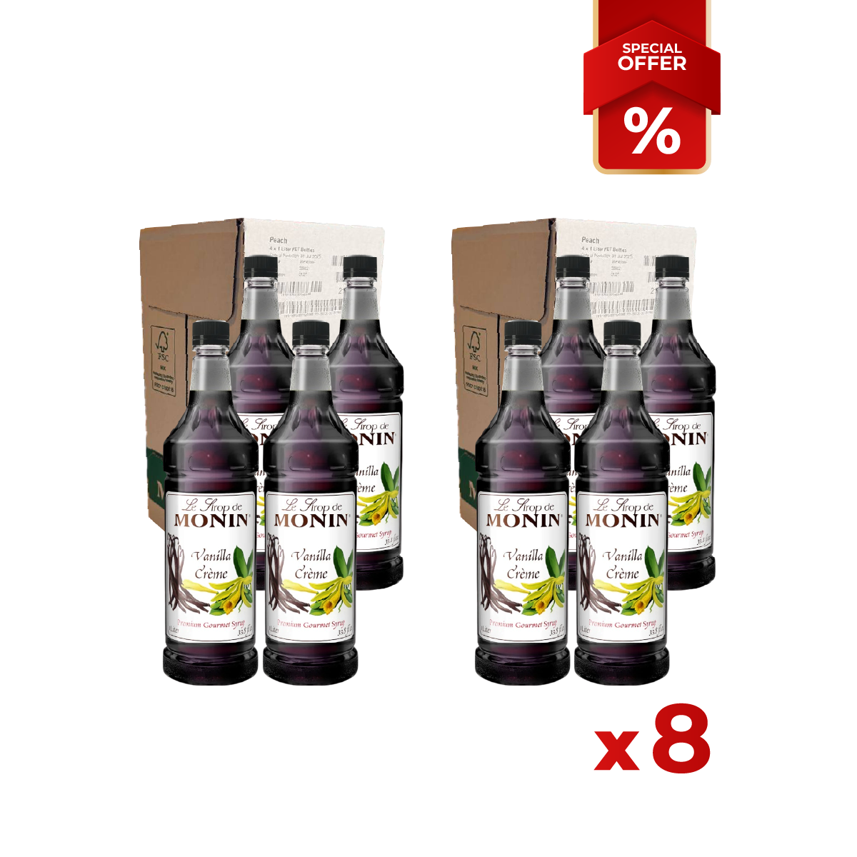 Sirop de Crème de Vanille MONIN 1l