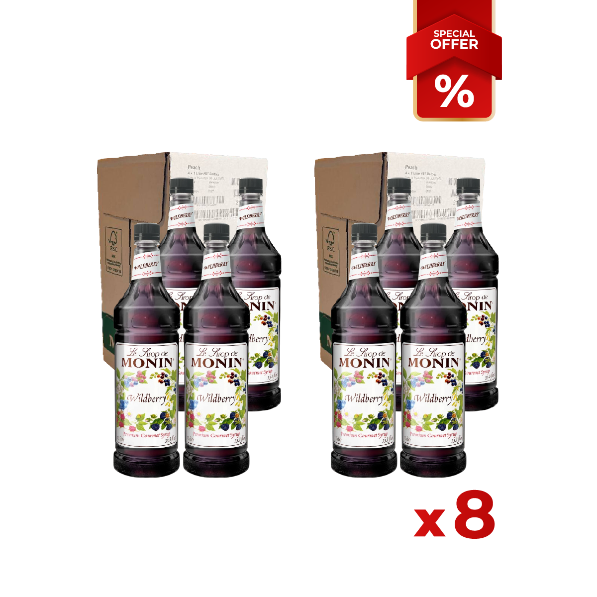 Sirop de Baies Sauvages MONIN 1L