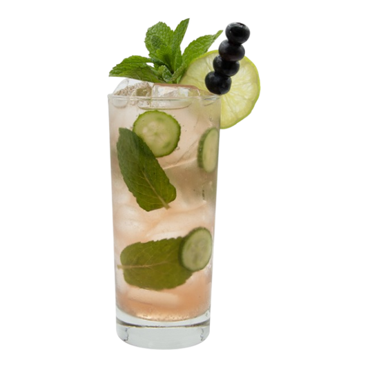 Blueberry Cucumber Faux-Jito
